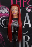 Hot Red Lace Front Wig